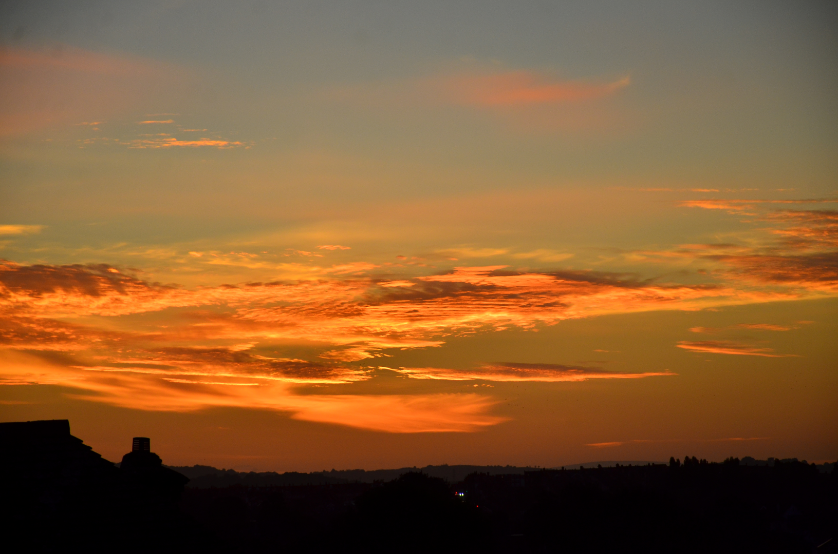 Autumnal sunset