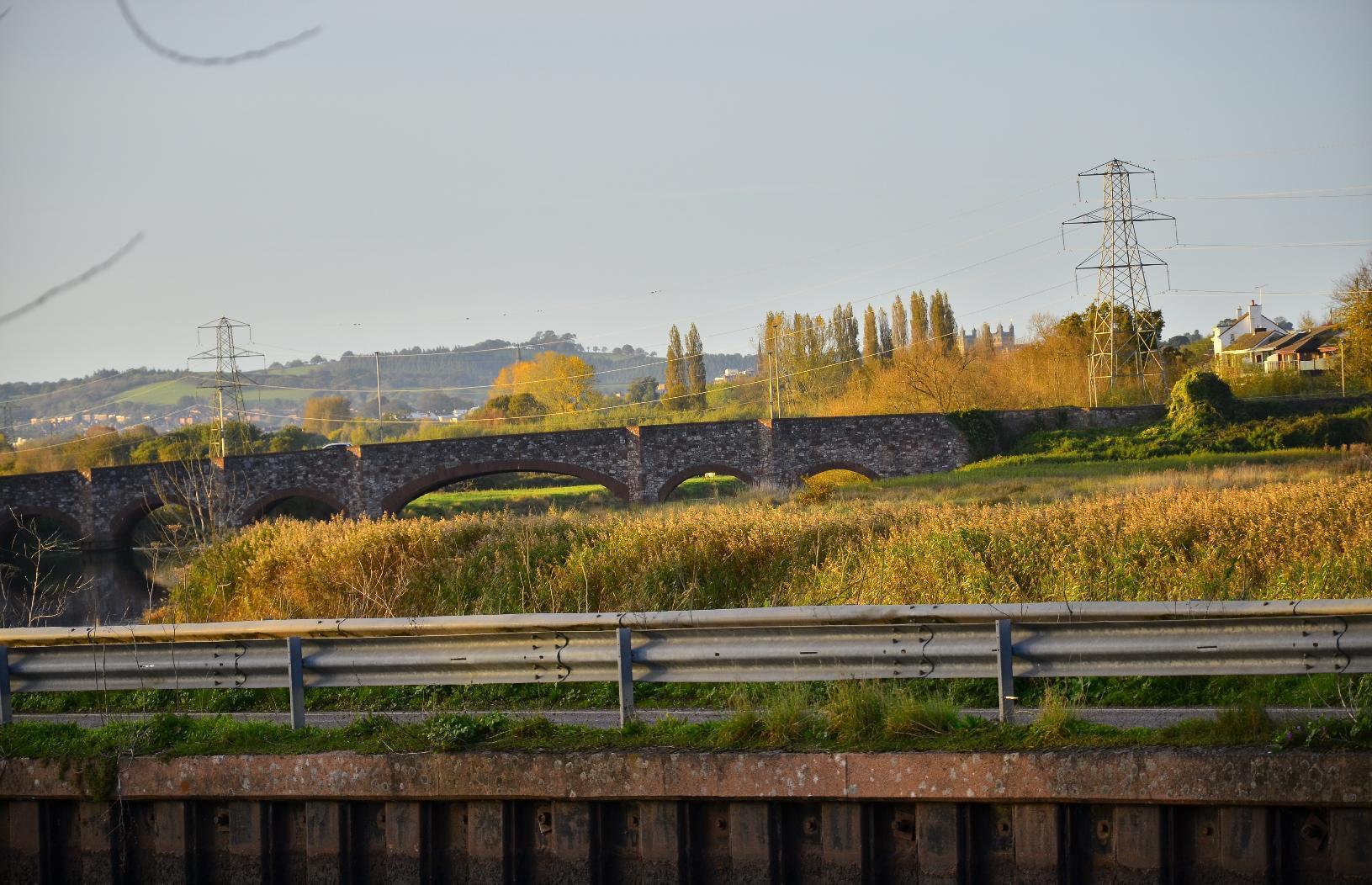 Masonry arch bridge over the River Exe