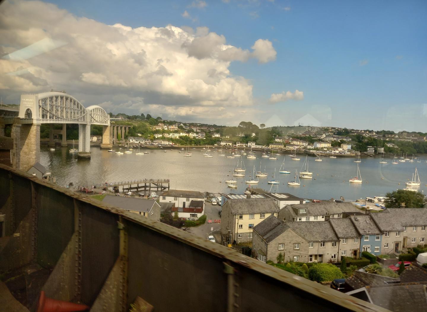 The Royal Albert Bridge linking Devon and Cornwall