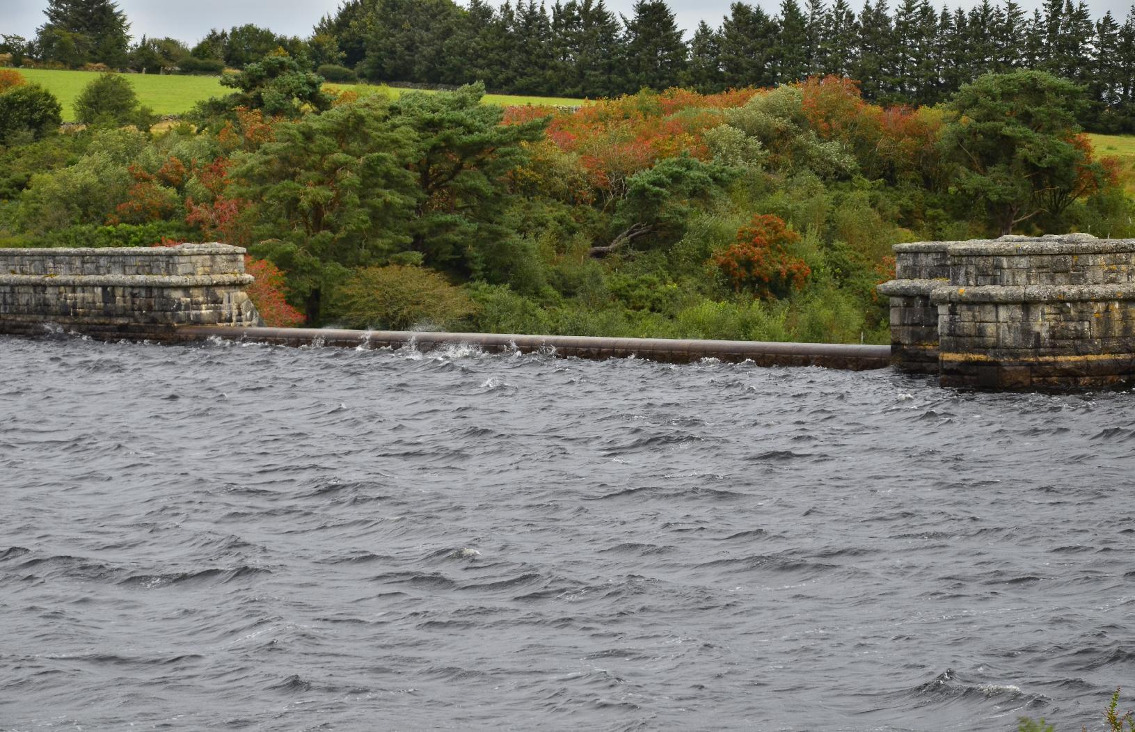 Spillway of Fernworthy Dam