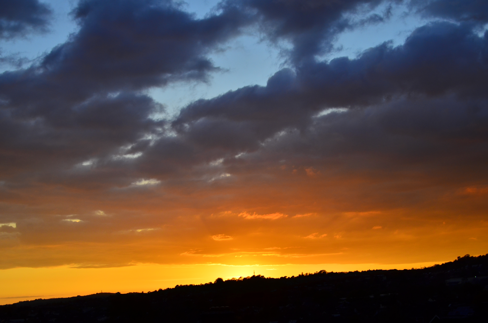 Wider angle sunset image