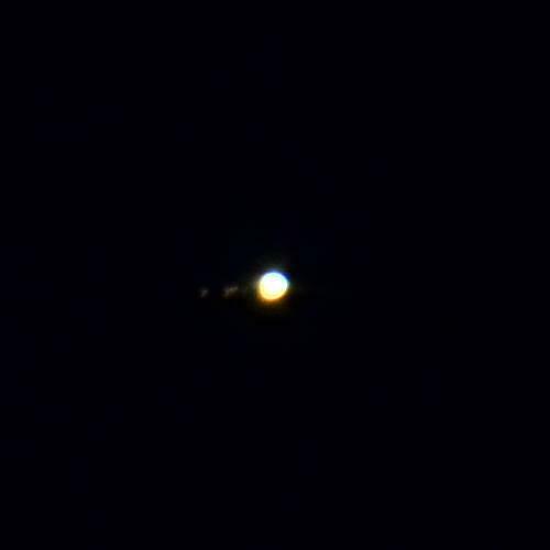 Jupiter and its moons, 1/2 s