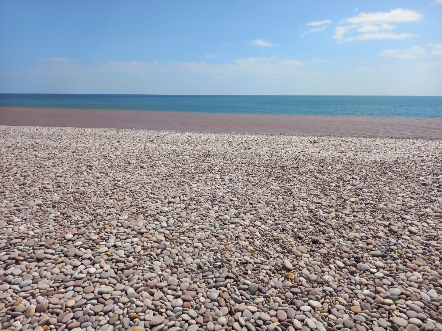 Budleigh beach and the English Channel