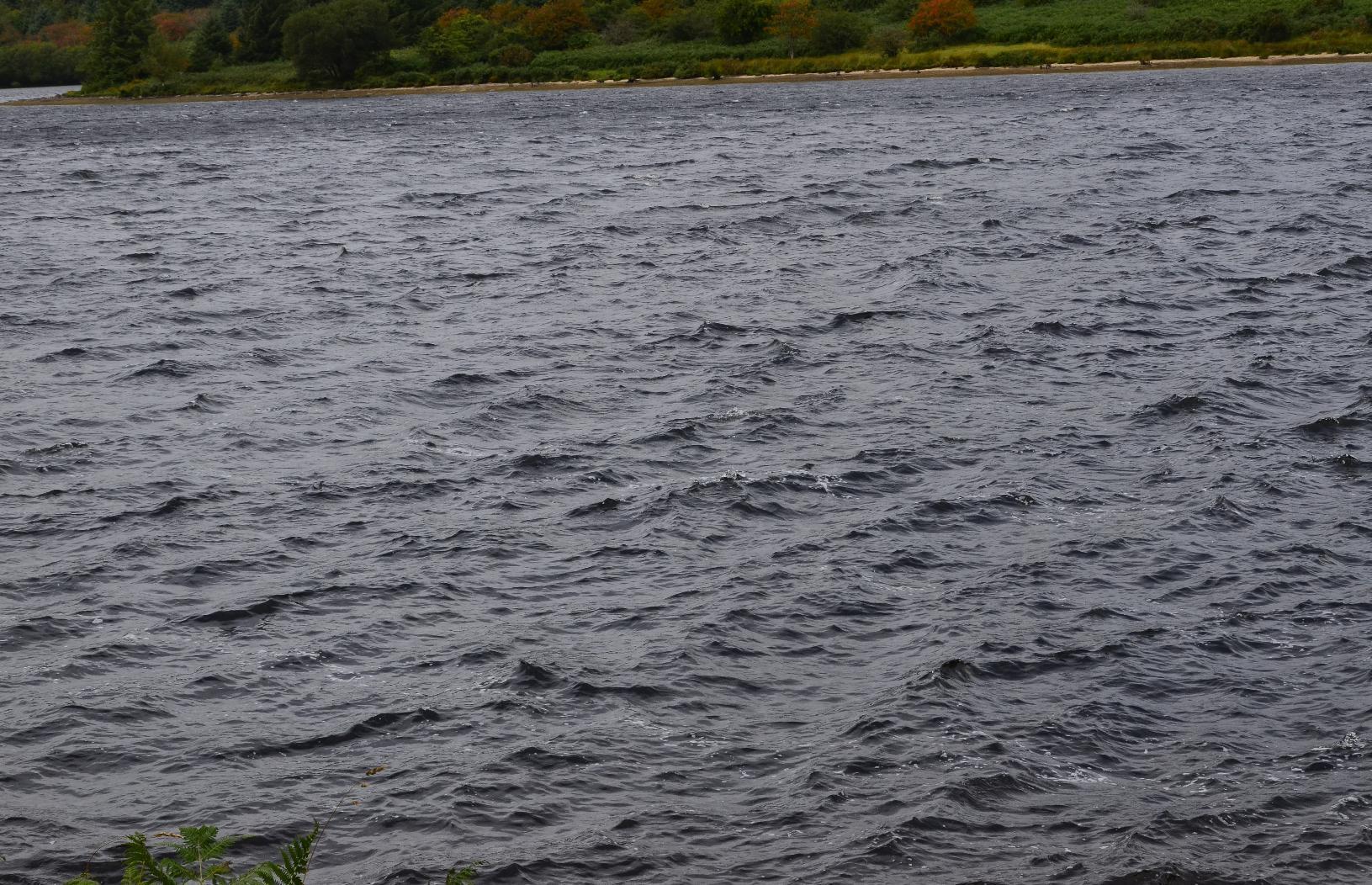 Choppy surface of Fernworthy Reservoir