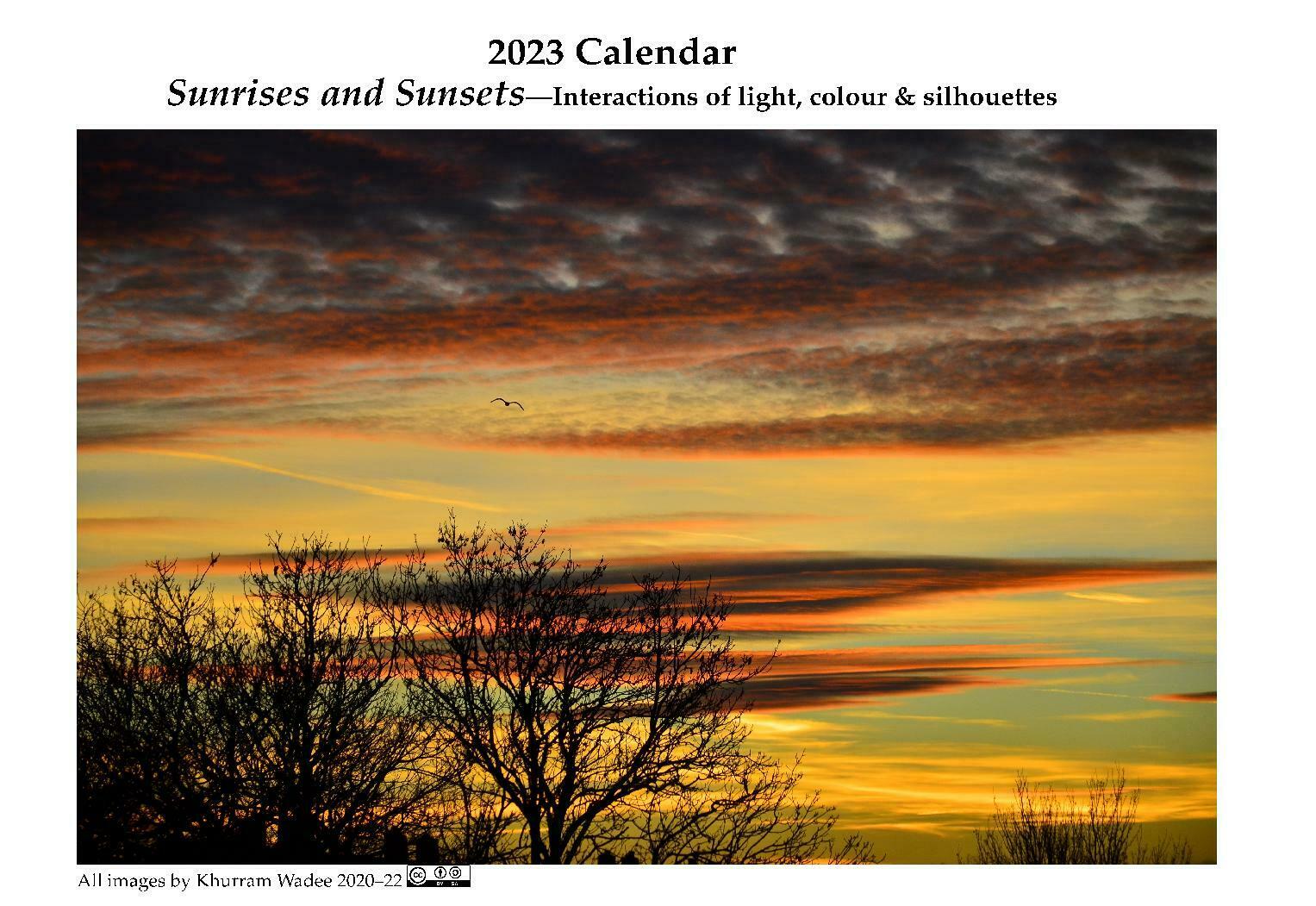 Calendar front page